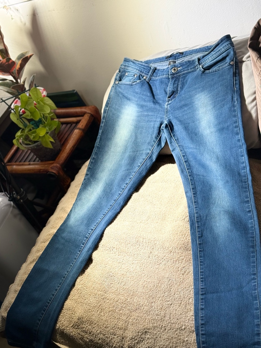 Women’s Blue Skinny Jeans Slim Fit